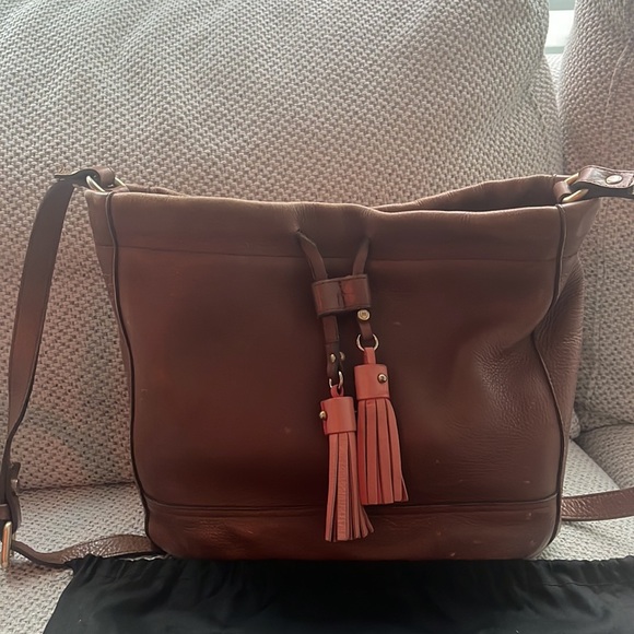 Massimo Dutti Leather crossbody bag - Picture 2 of 11